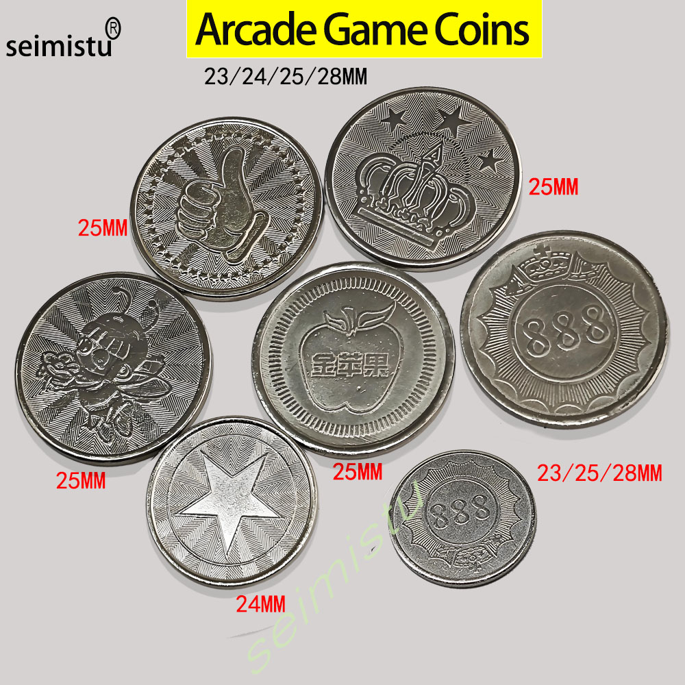 Coin Pusher Machine - 100 قطعة الفولاذ المقاوم للصدأ 23/24/25